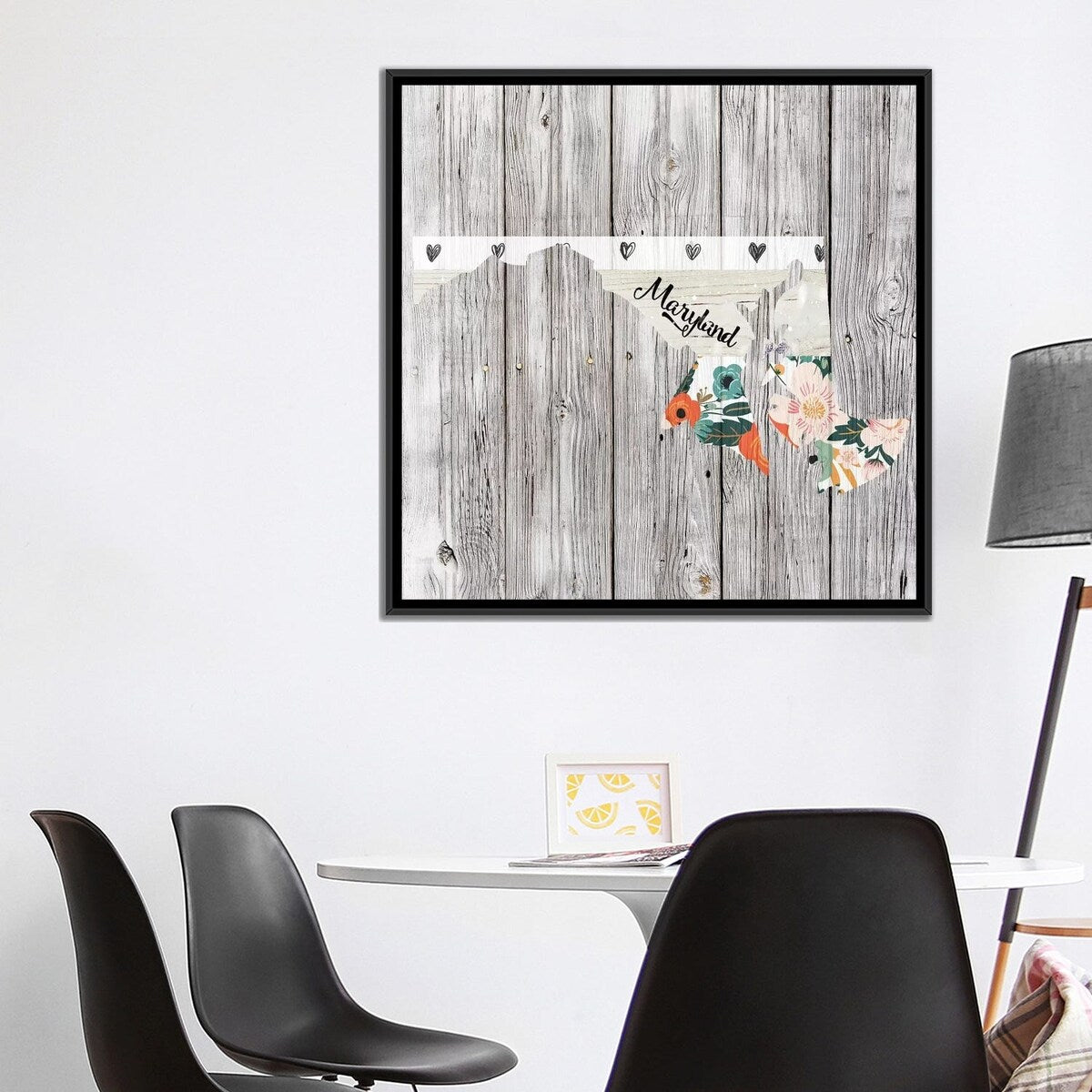 iCanvas "Maryland" by Front Porch Pickins Framed Canvas Print