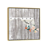 iCanvas "Maryland" by Front Porch Pickins Framed Canvas Print