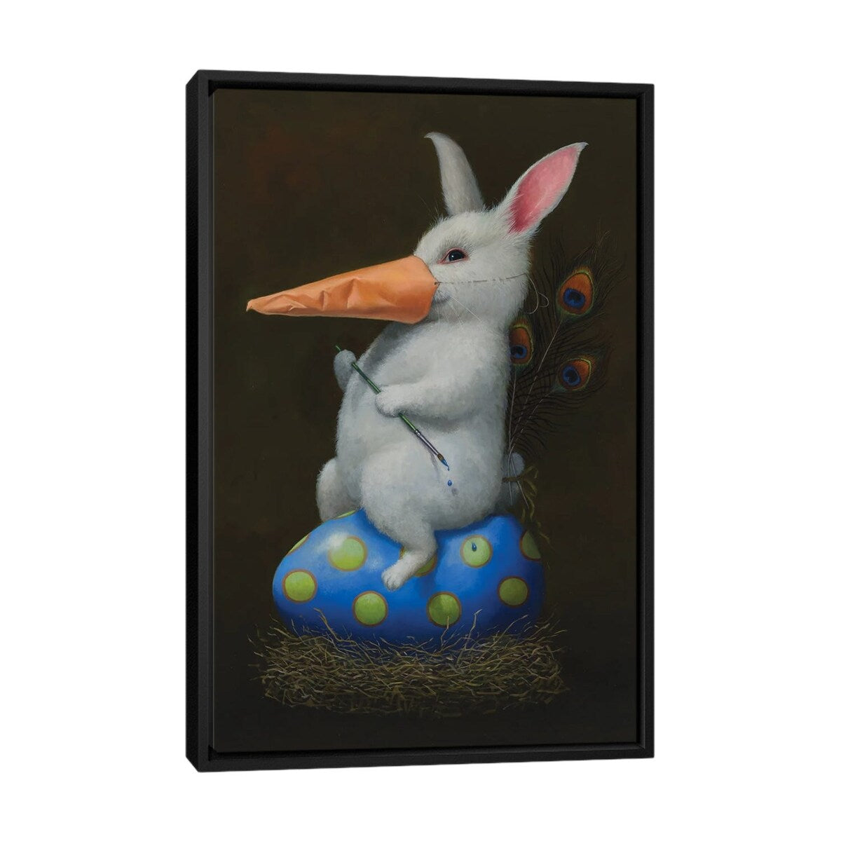 iCanvas "Masquerade" by Lisa Falkenstern Framed