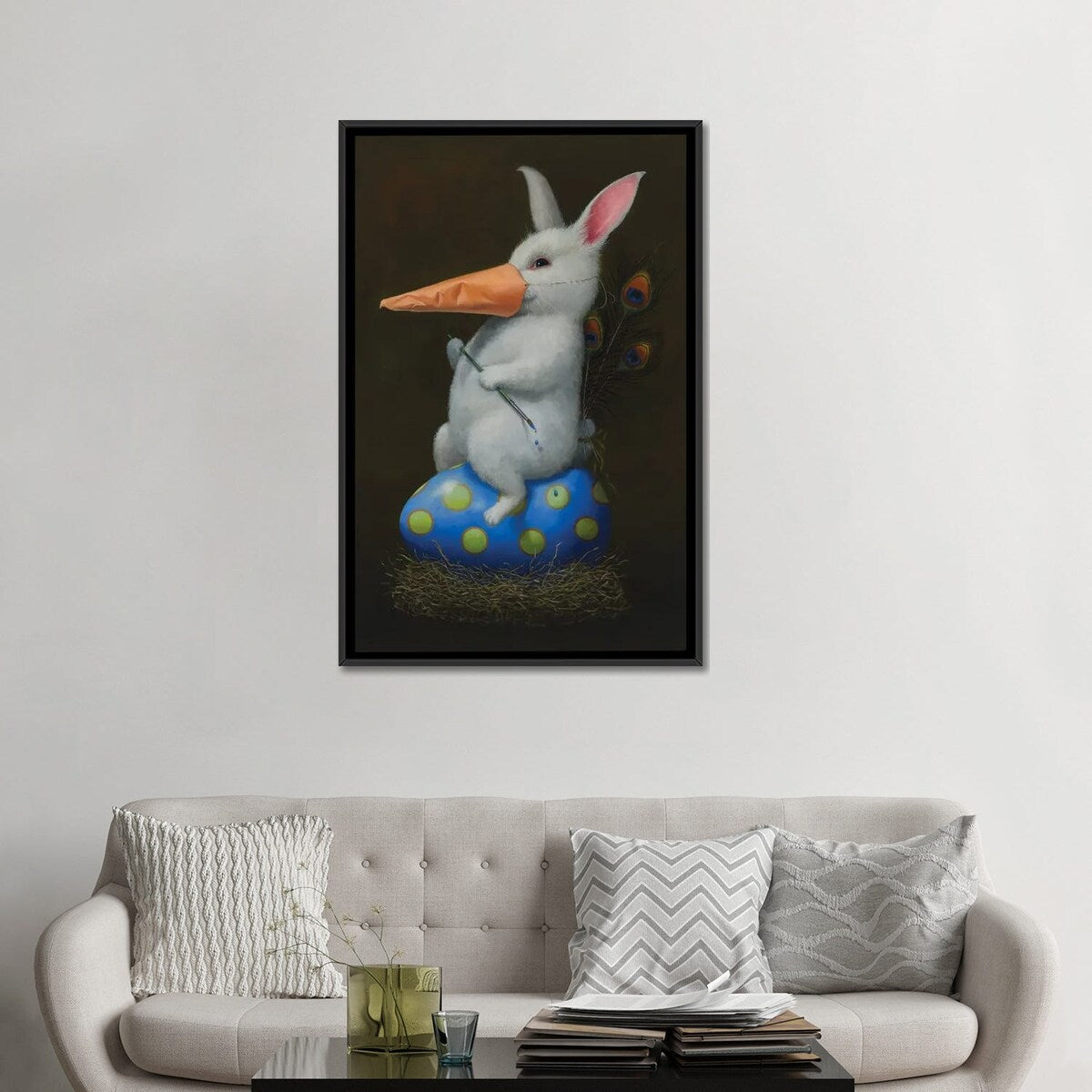 iCanvas "Masquerade" by Lisa Falkenstern Framed