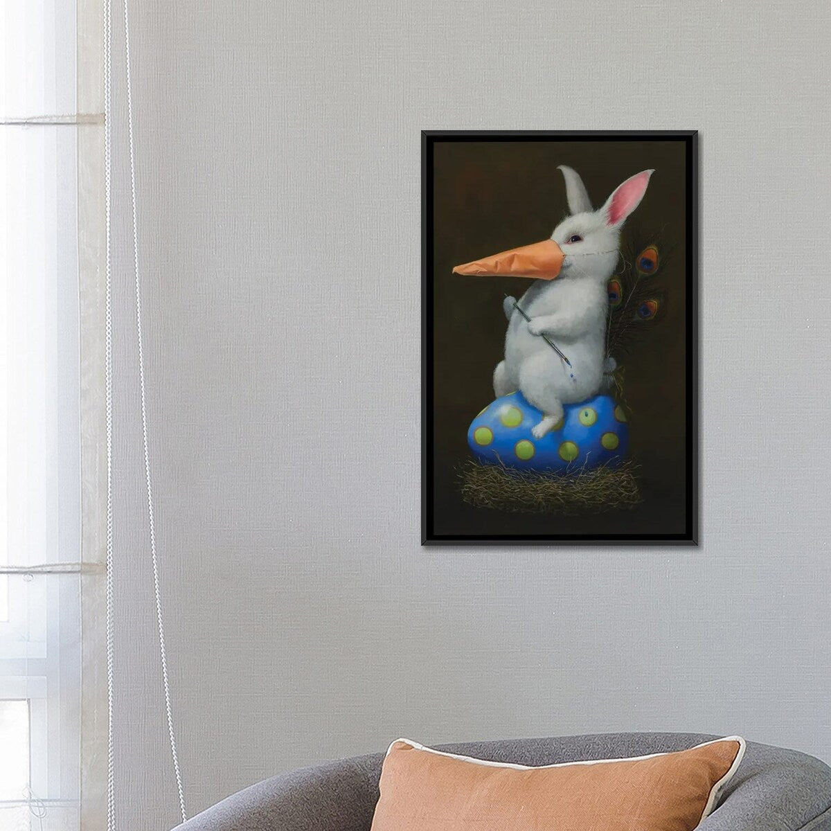 iCanvas "Masquerade" by Lisa Falkenstern Framed