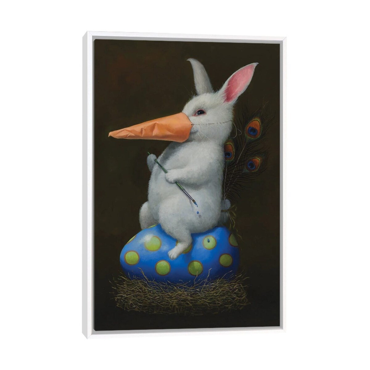 iCanvas "Masquerade" by Lisa Falkenstern Framed