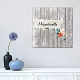iCanvas "Massachusetts" by Front Porch Pickins Canvas Print