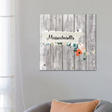 iCanvas "Massachusetts" by Front Porch Pickins Canvas Print