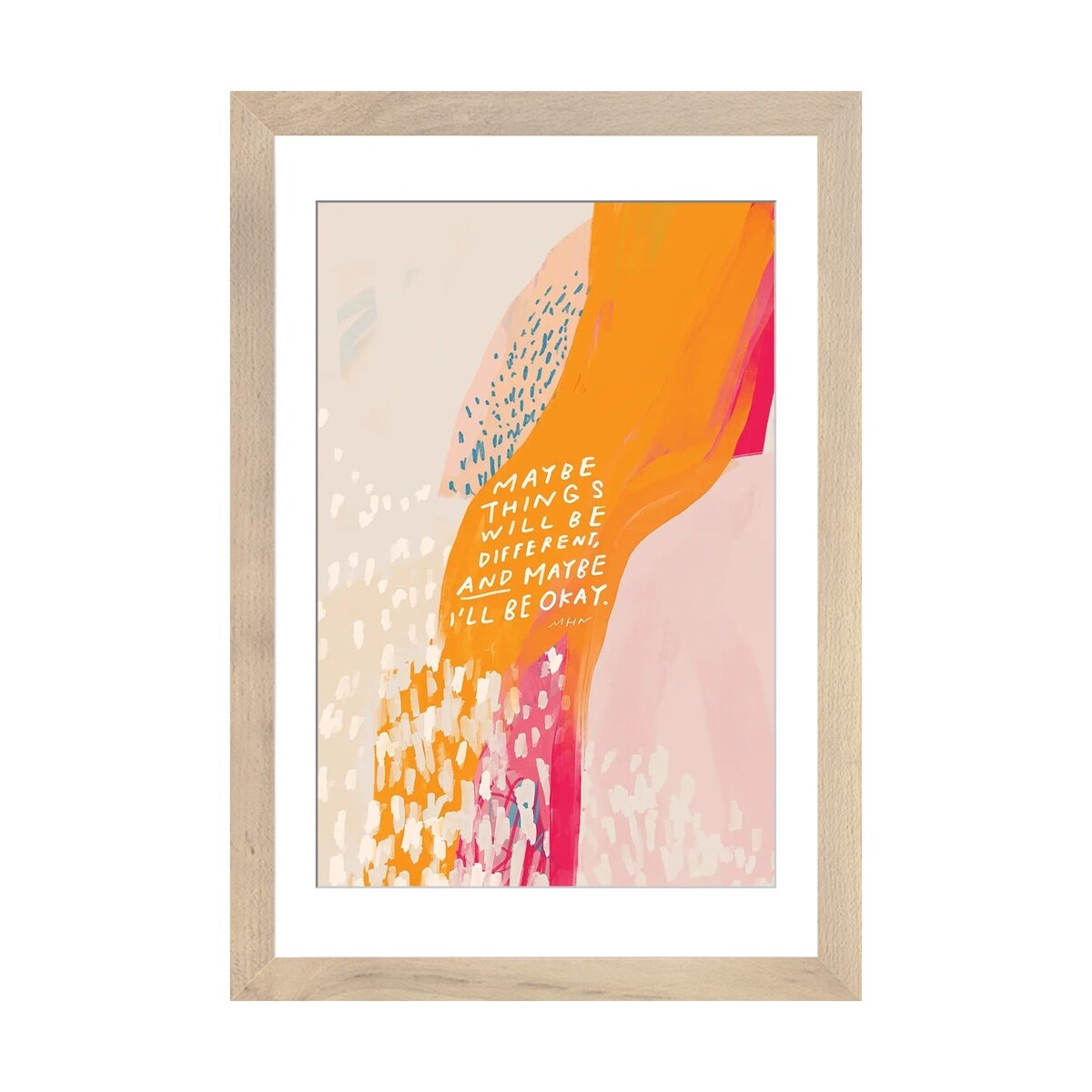 iCanvas "Maybe Things Will Be Different" by Morgan Harper Nichols