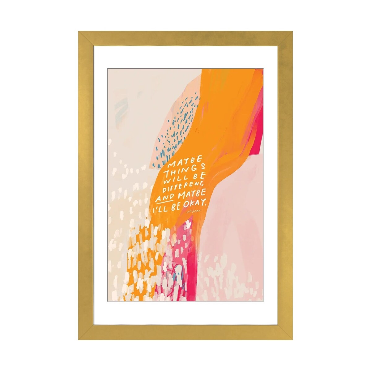 iCanvas "Maybe Things Will Be Different" by Morgan Harper Nichols