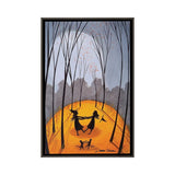 iCanvas "Merry Go Round Witches" by Debbie Criswell Framed