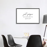 iCanvas "Michael Scott Bathroom Decor Quote" by Kharin Hanes Framed