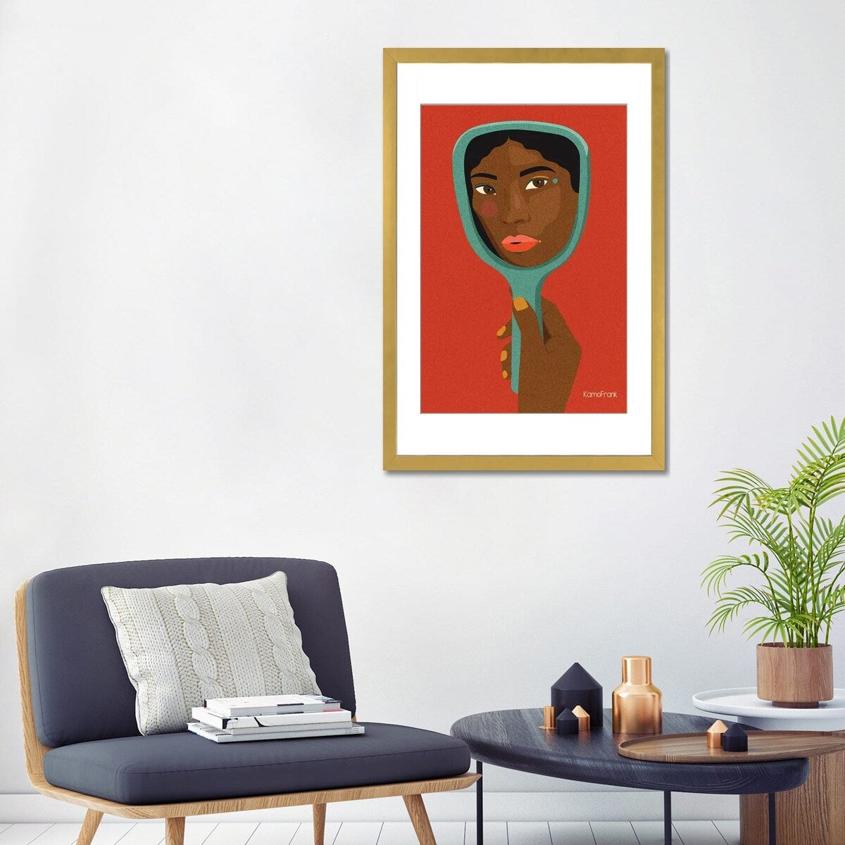 iCanvas "Mirror Mirror" by Kamo Frank