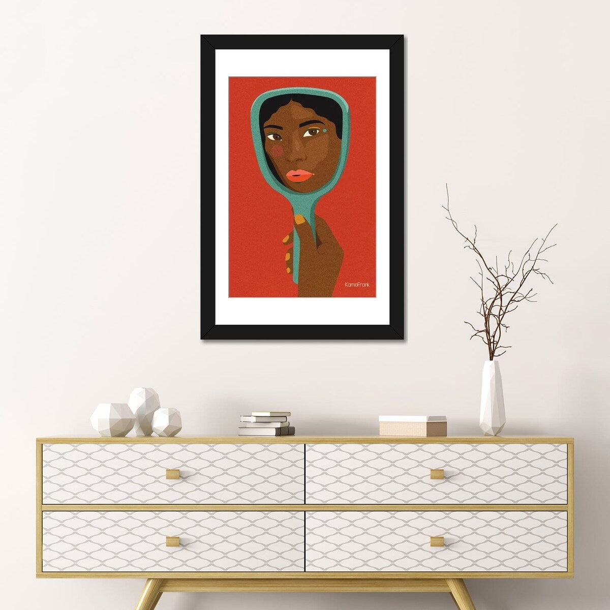 iCanvas "Mirror Mirror" by Kamo Frank