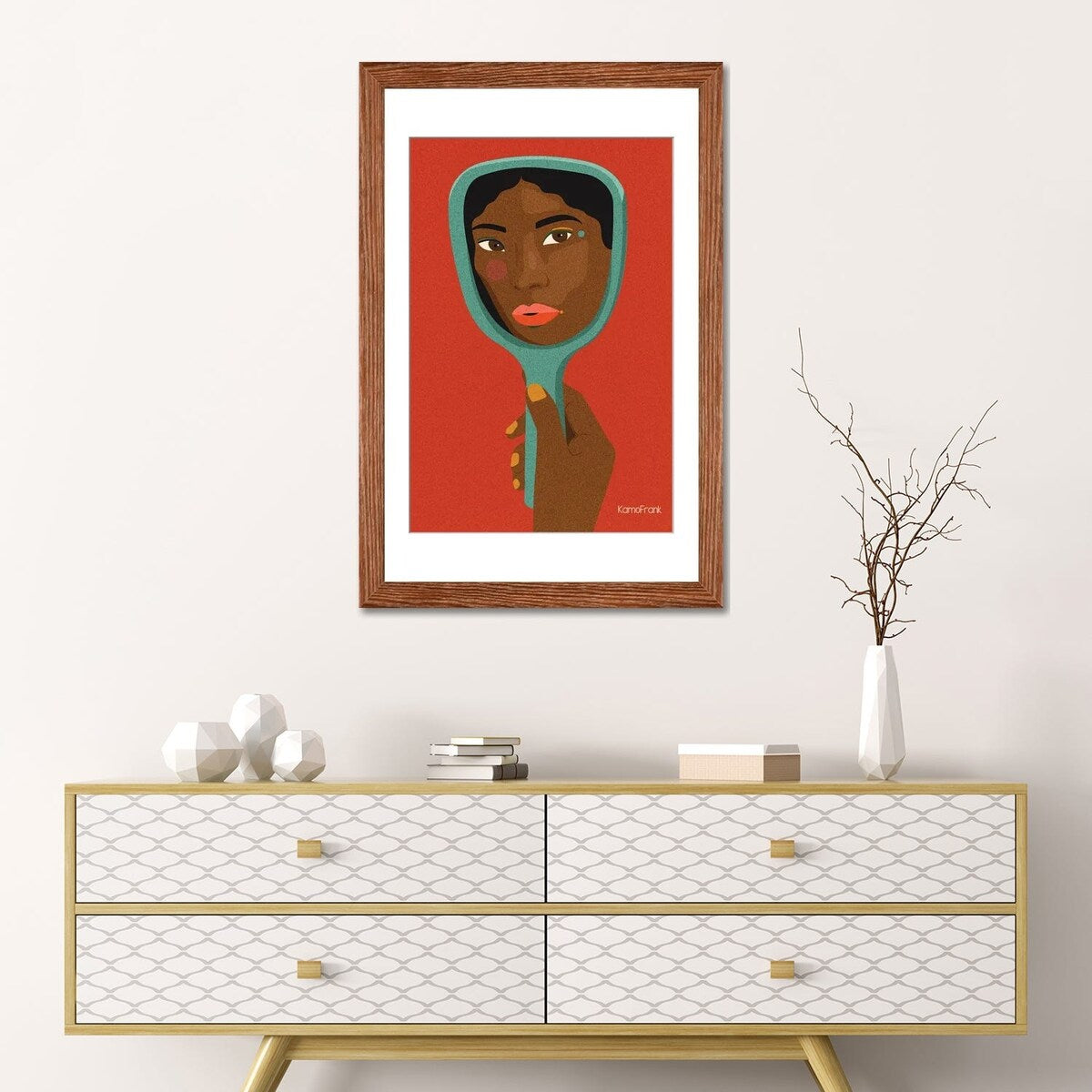iCanvas "Mirror Mirror" by Kamo Frank