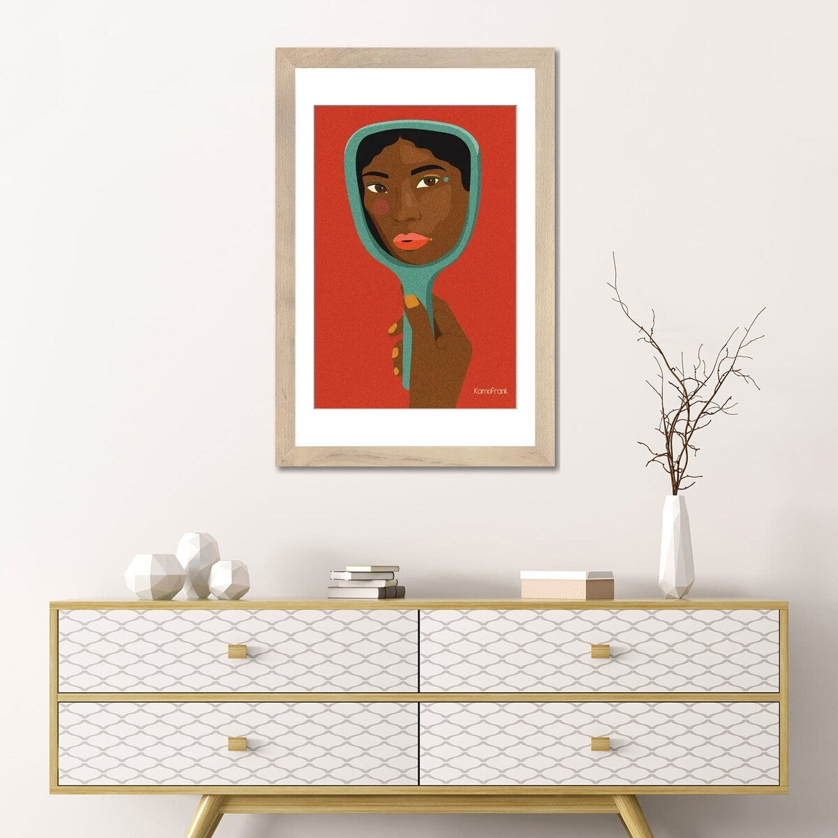 iCanvas "Mirror Mirror" by Kamo Frank