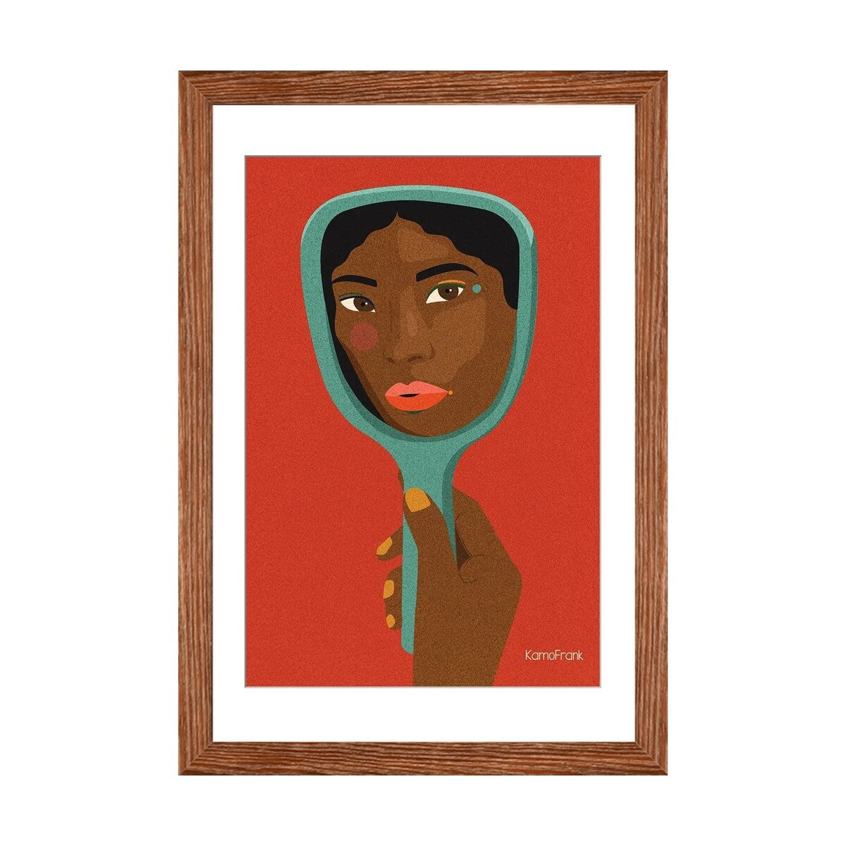 iCanvas "Mirror Mirror" by Kamo Frank