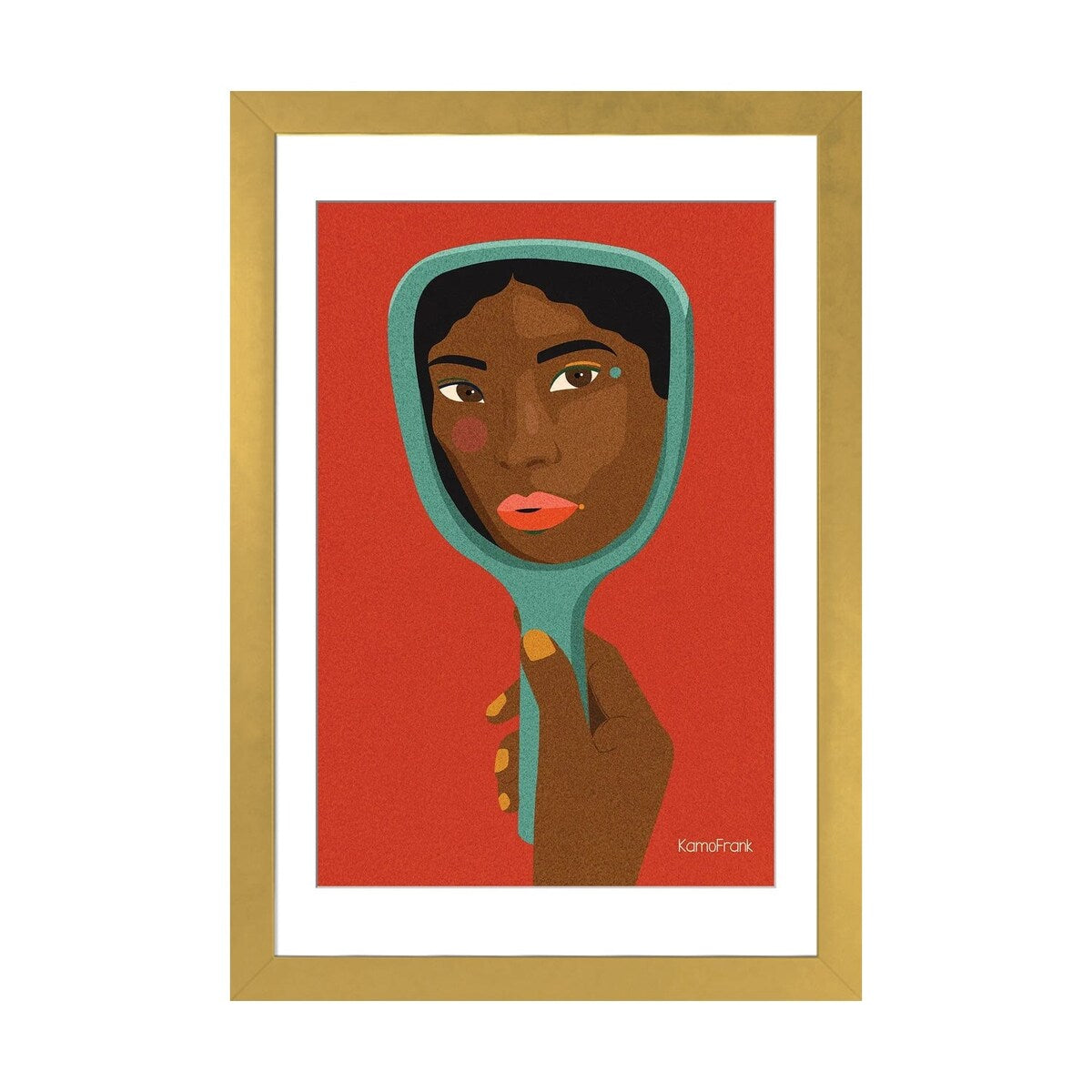 iCanvas "Mirror Mirror" by Kamo Frank