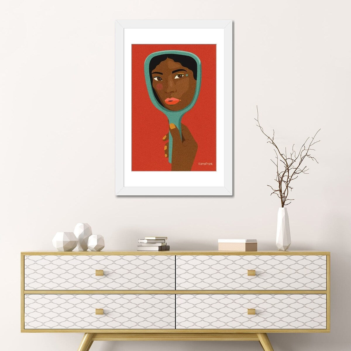 iCanvas "Mirror Mirror" by Kamo Frank