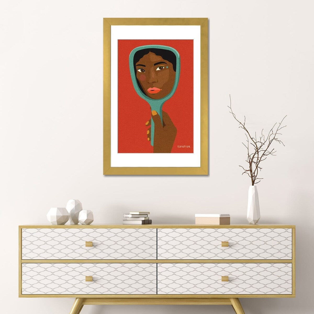 iCanvas "Mirror Mirror" by Kamo Frank