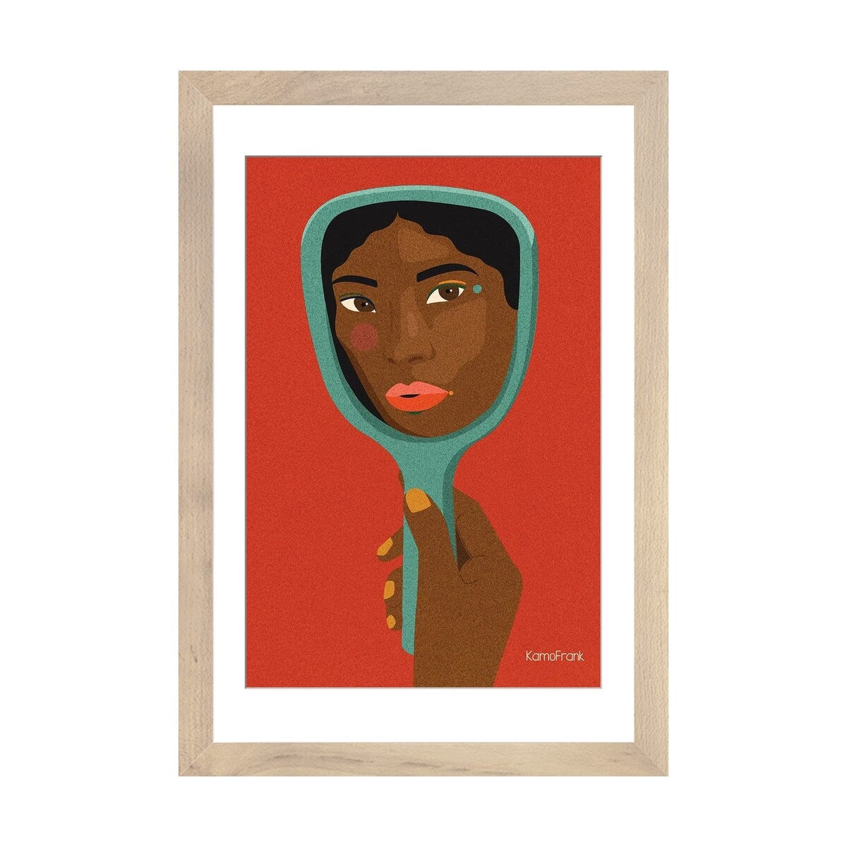 iCanvas "Mirror Mirror" by Kamo Frank
