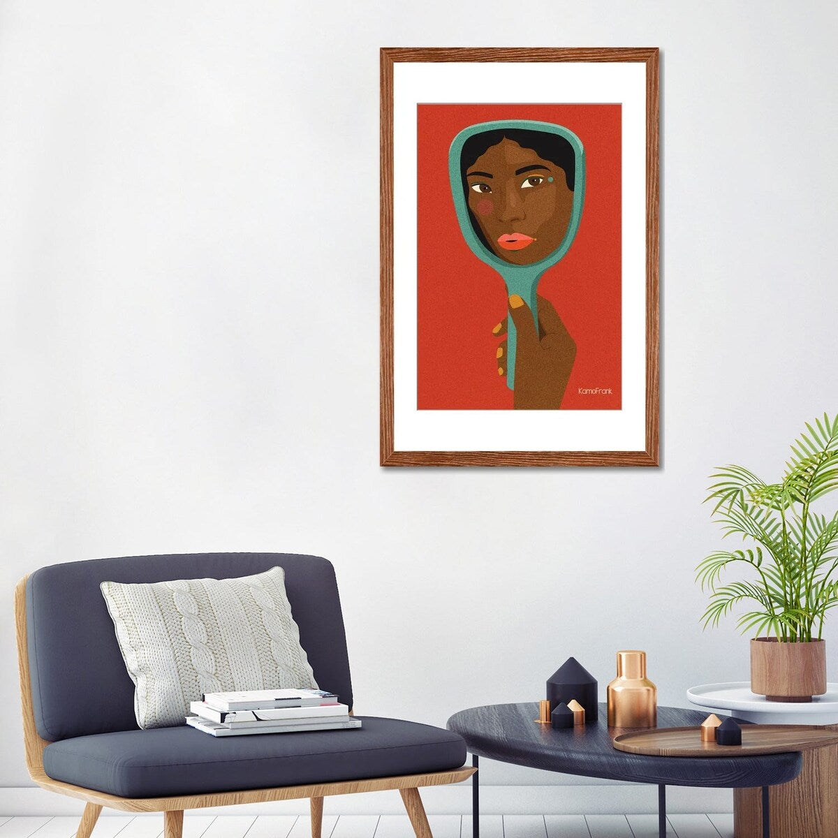 iCanvas "Mirror Mirror" by Kamo Frank