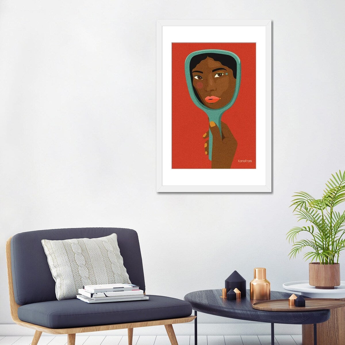 iCanvas "Mirror Mirror" by Kamo Frank