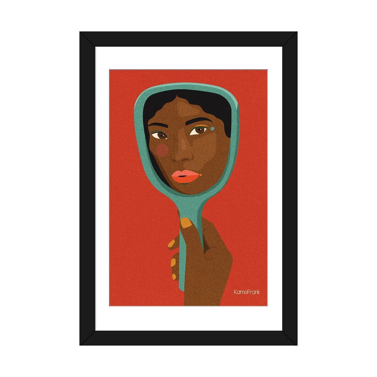 iCanvas "Mirror Mirror" by Kamo Frank