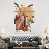iCanvas "Mixed Media Collage CLXIII" by Randall James 3-Piece Canvas Wall Art Set