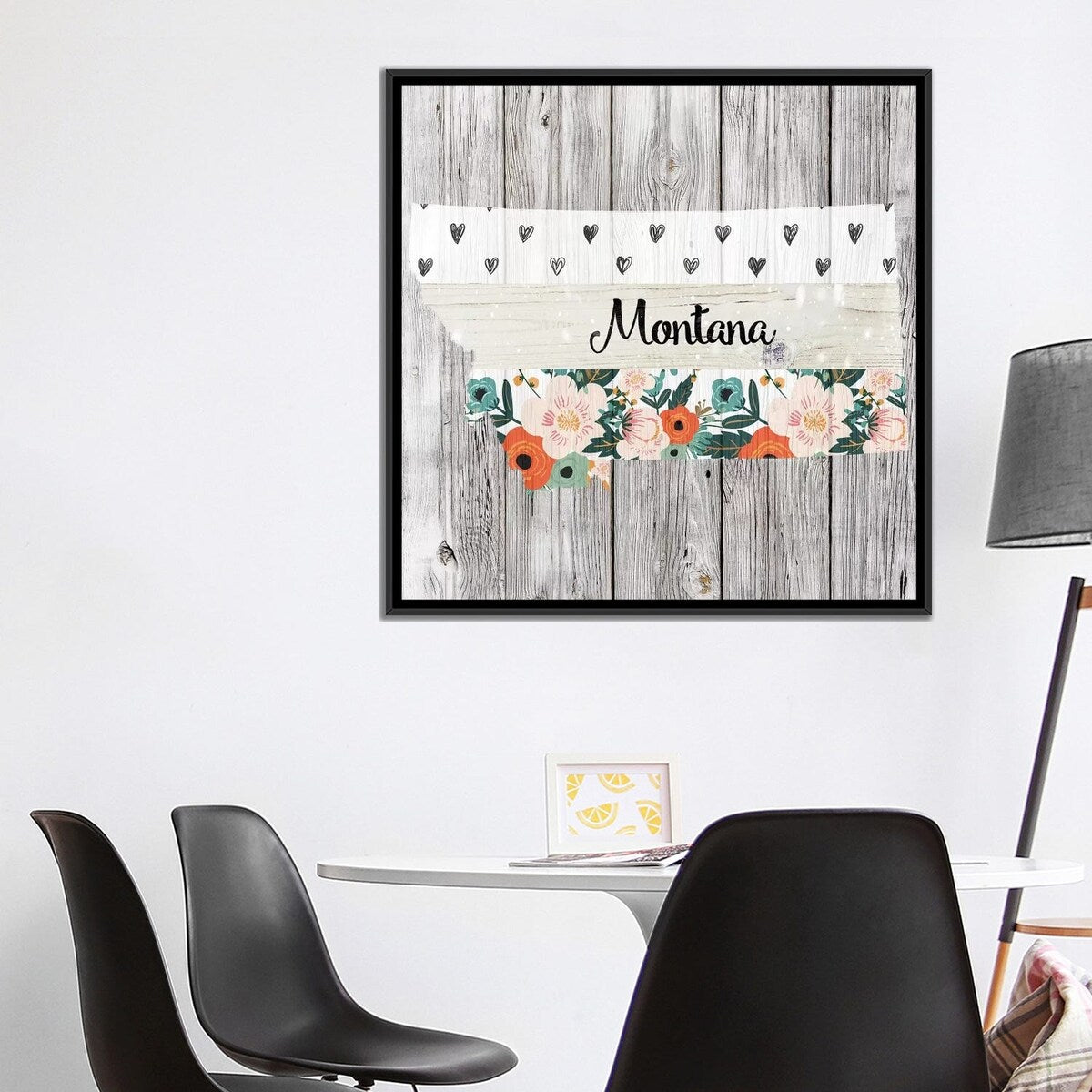 iCanvas "Montana" by Front Porch Pickins Framed Canvas Print