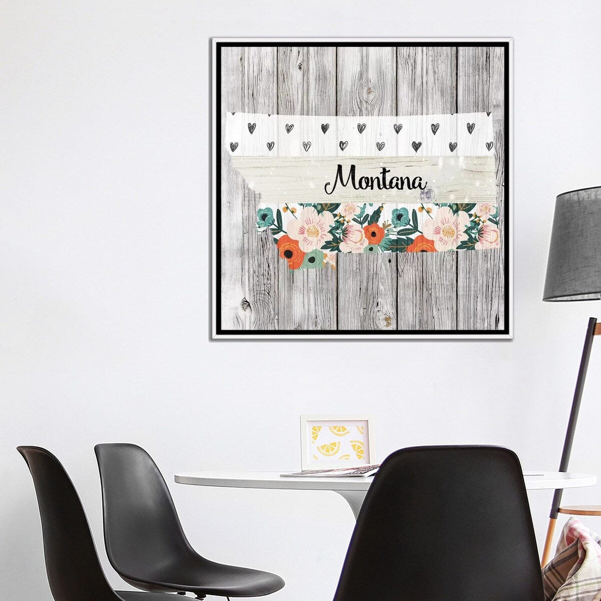 iCanvas "Montana" by Front Porch Pickins Framed Canvas Print