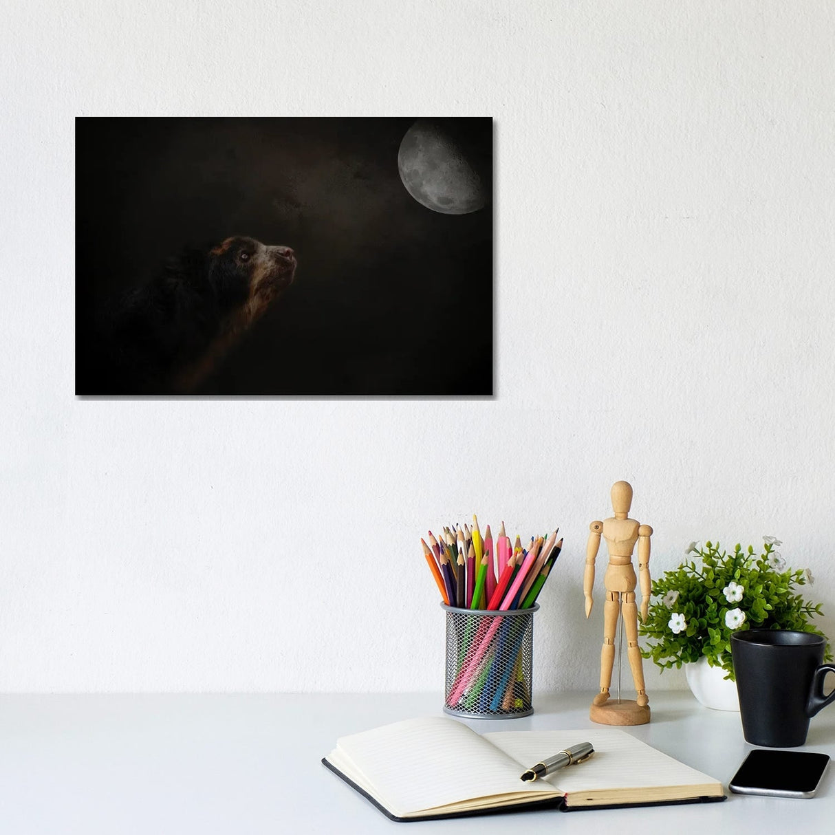 iCanvas "Moon Gazer" by Kelley Parker Canvas Print