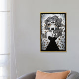 iCanvas "Moon Goddess" by Little Punk People Framed