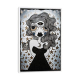 iCanvas "Moon Goddess" by Little Punk People Framed