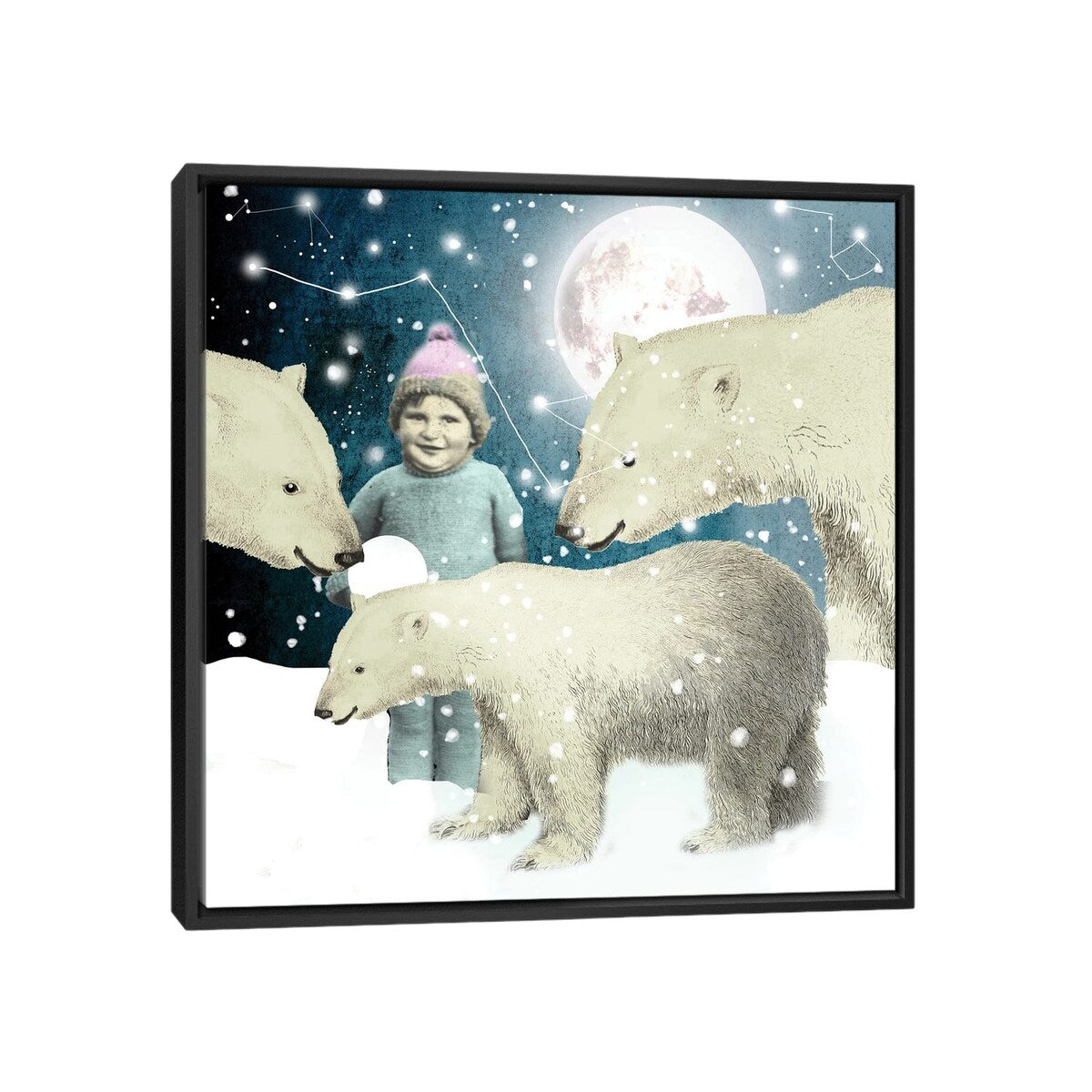 iCanvas "Moonchild" by Nika Novich Framed