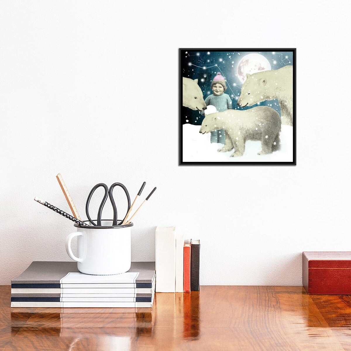 iCanvas "Moonchild" by Nika Novich Framed