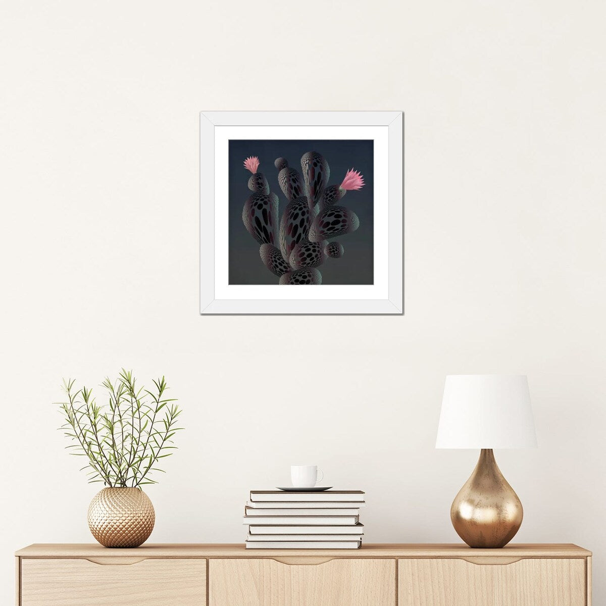 iCanvas "Moonlight Cactus" by Angelo Cerantola