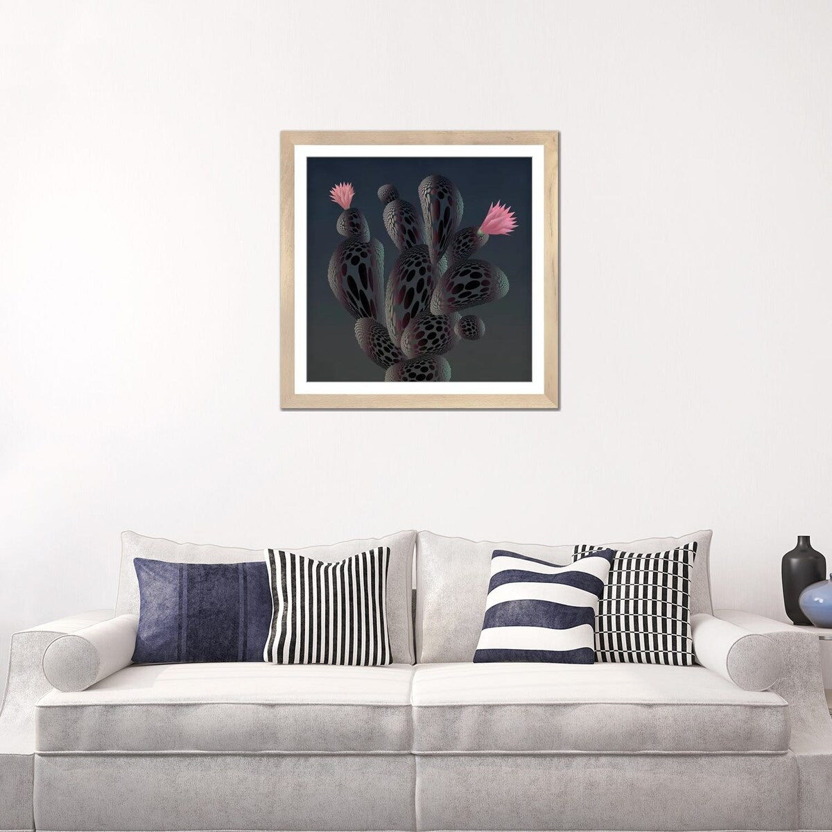 iCanvas "Moonlight Cactus" by Angelo Cerantola