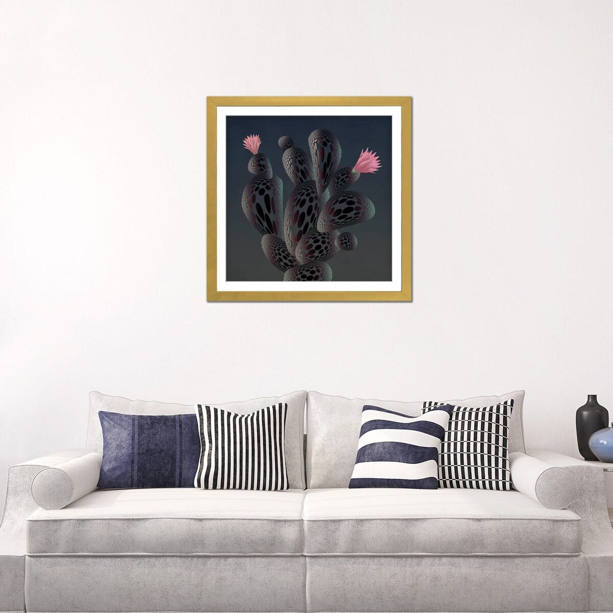 iCanvas "Moonlight Cactus" by Angelo Cerantola