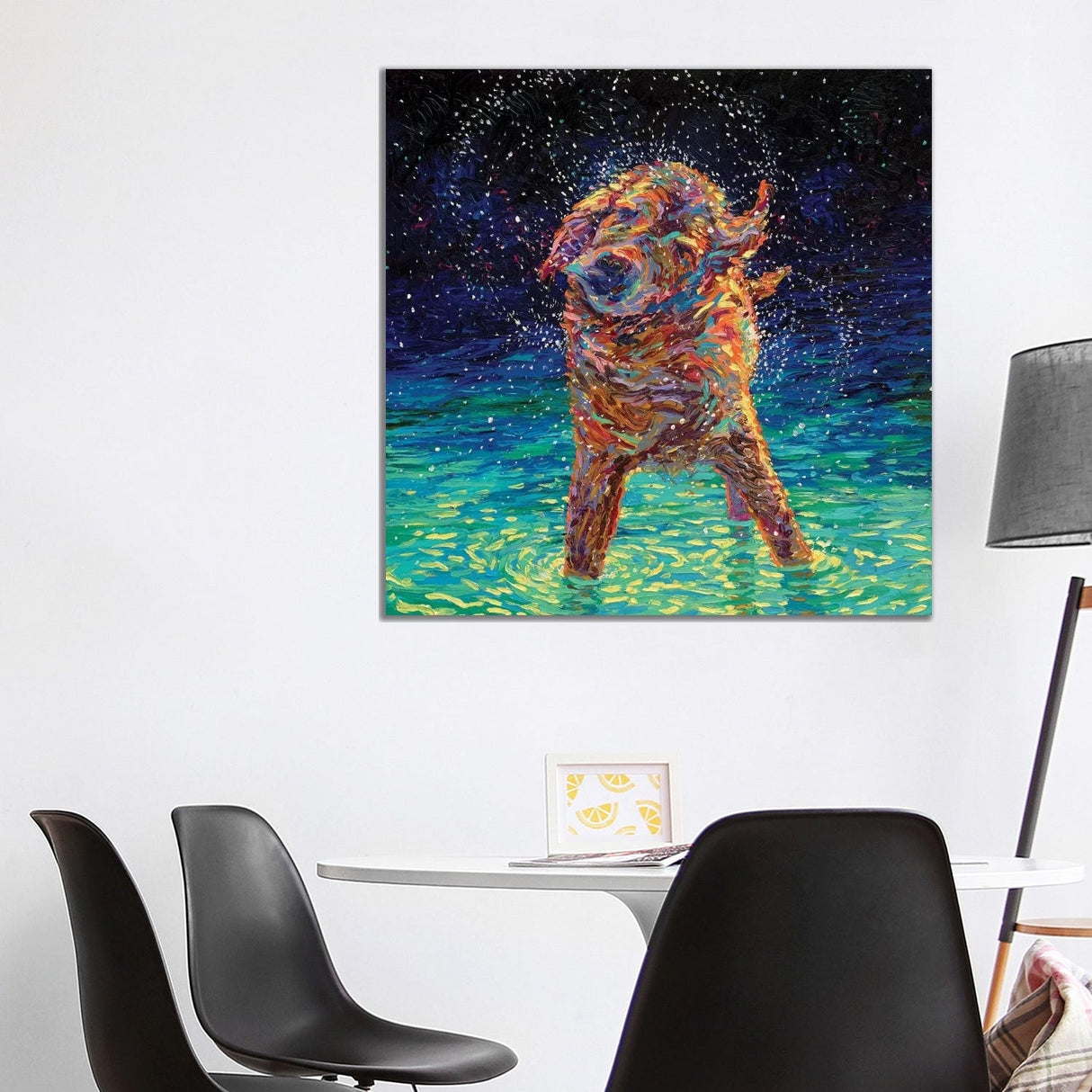 iCanvas "Moonlight Swim" by Iris Scott Canvas Print