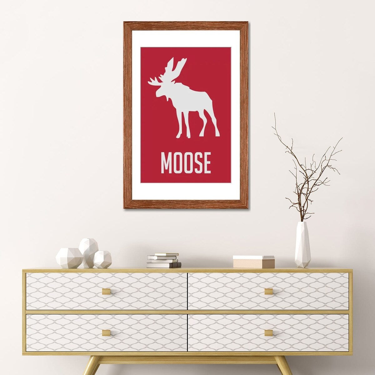 iCanvas "Moose II" by Naxart
