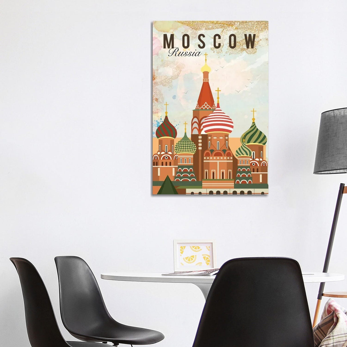 iCanvas "Moscow Travel Poster" by Natalie Ryan Canvas Print