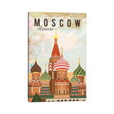 iCanvas "Moscow Travel Poster" by Natalie Ryan Canvas Print
