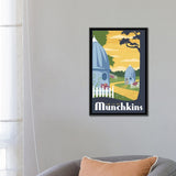 iCanvas "Munchkin Travel" by Steve Thomas Framed Canvas Print
