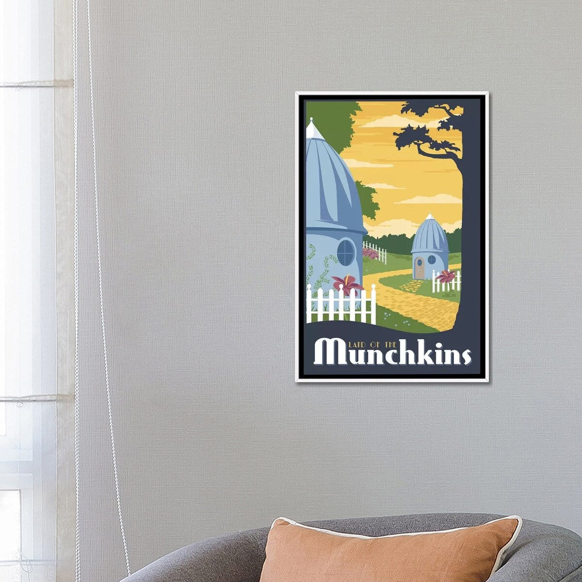 iCanvas "Munchkin Travel" by Steve Thomas Framed Canvas Print