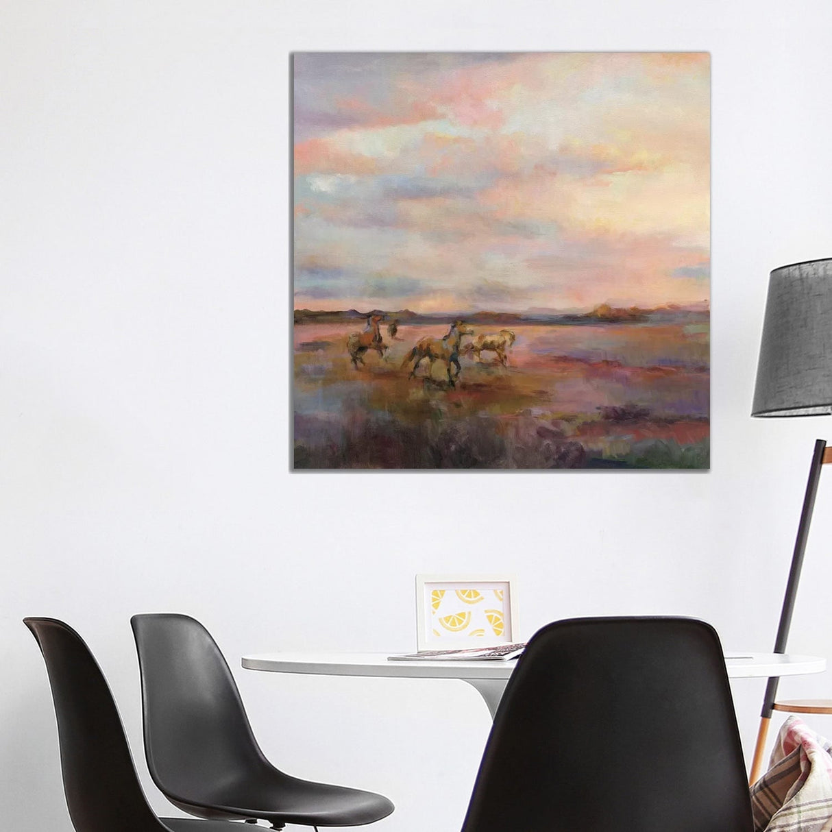 iCanvas "Mustangs Under The Big Sky" by Marilyn Hageman Canvas Print