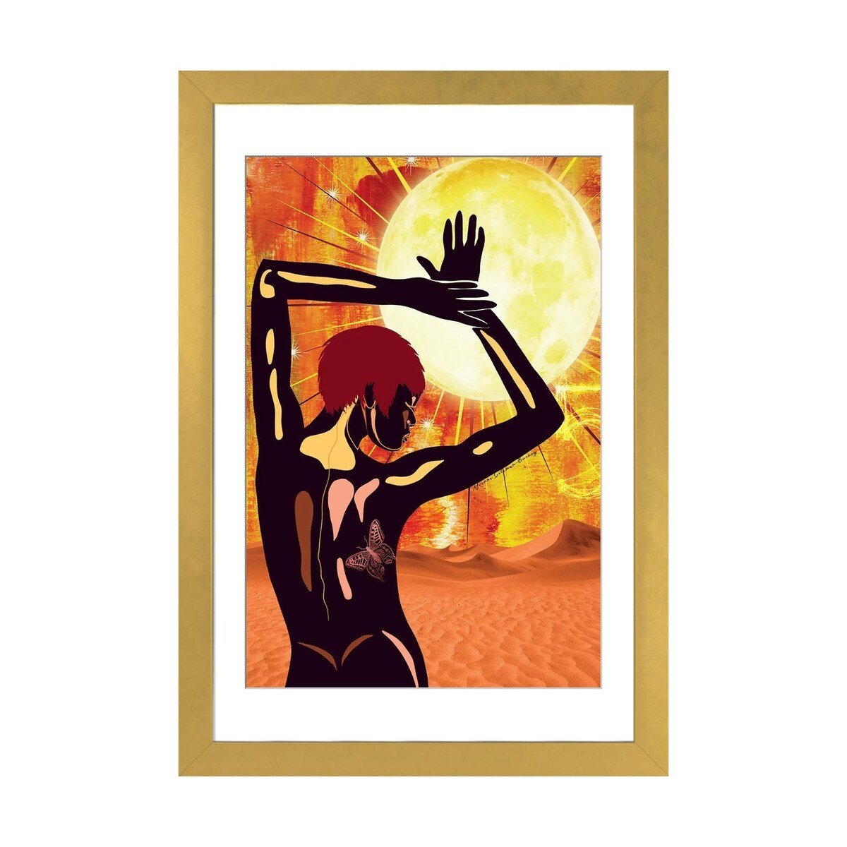 iCanvas "My Life In The Sunshine Feel The Heat" by Yvonne Coleman Burney