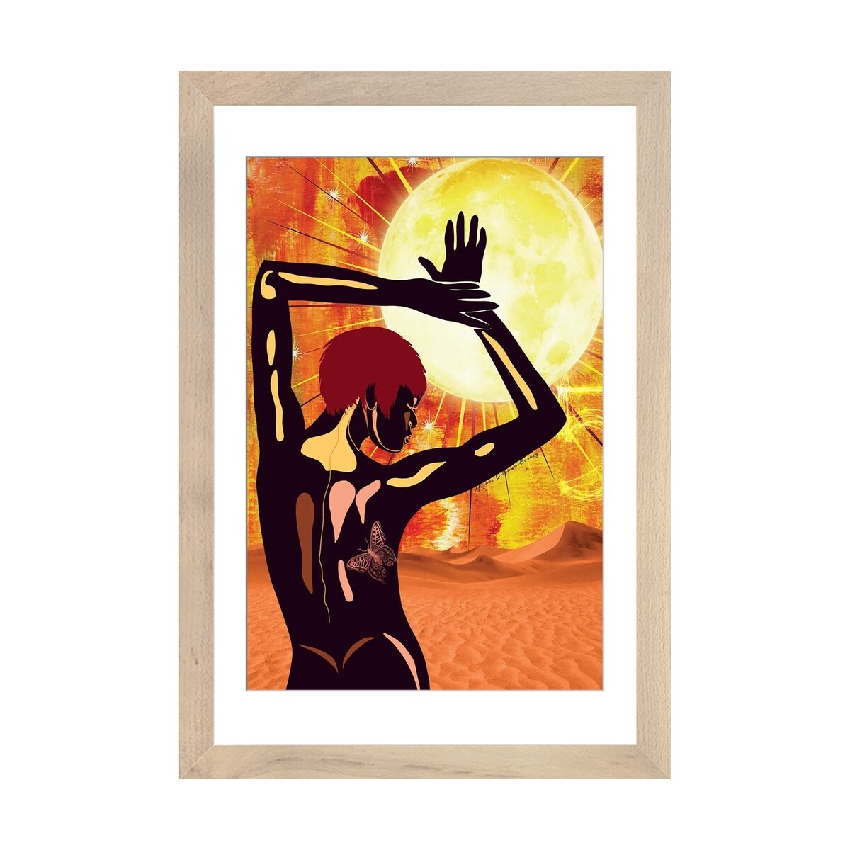 iCanvas "My Life In The Sunshine Feel The Heat" by Yvonne Coleman Burney