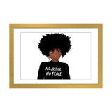 iCanvas "N0 Justice No Peace" by Bri Pippens