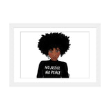 iCanvas "N0 Justice No Peace" by Bri Pippens