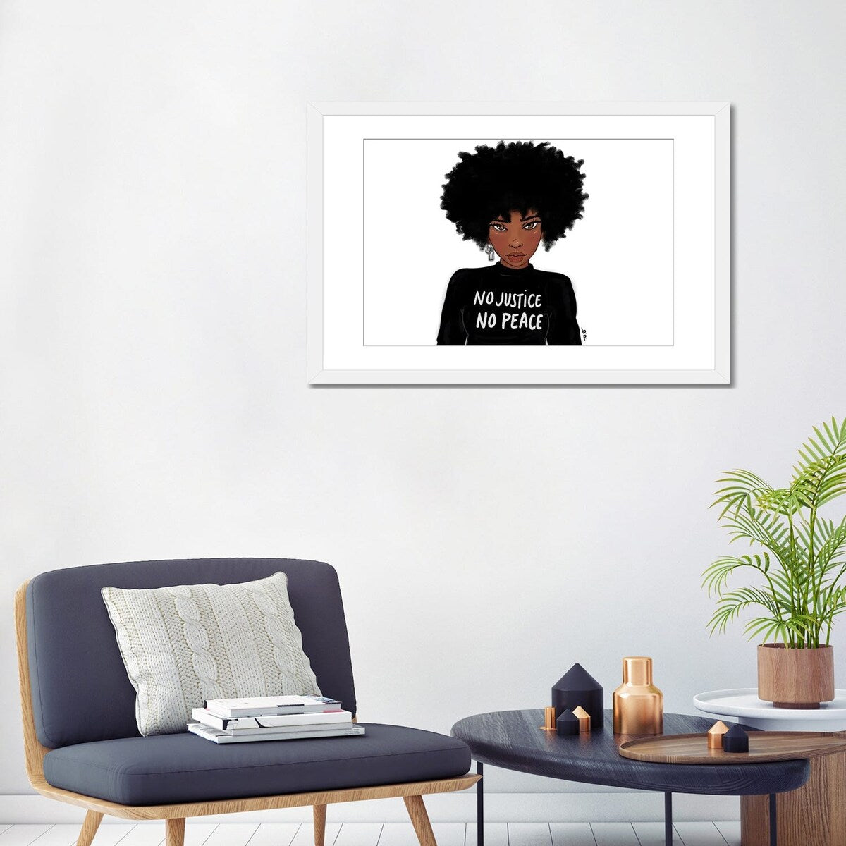 iCanvas "N0 Justice No Peace" by Bri Pippens
