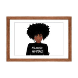 iCanvas "N0 Justice No Peace" by Bri Pippens