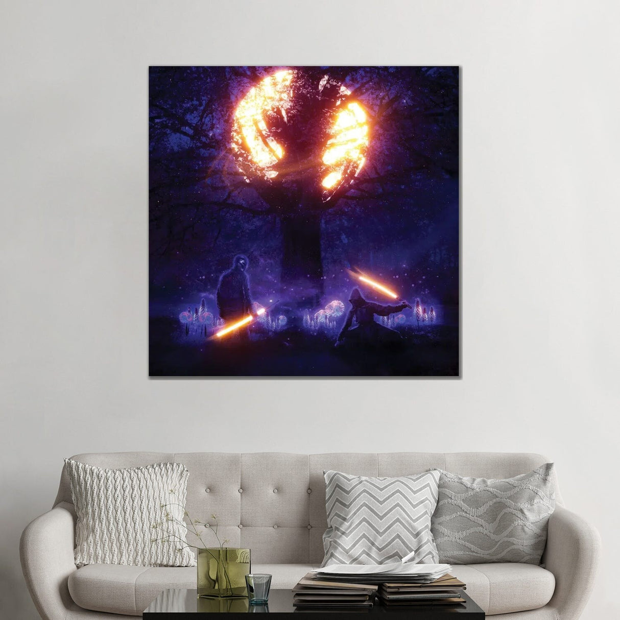 iCanvas "Ninja Battle" by Robert Amarandi Canvas Print