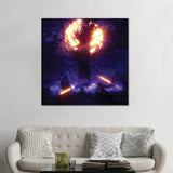 iCanvas "Ninja Battle" by Robert Amarandi Canvas Print